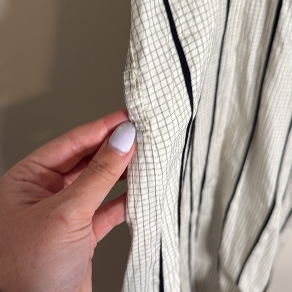 Alysi Crème Cotton/Silk Mini Dress Size 4 - Picture 4 of 7